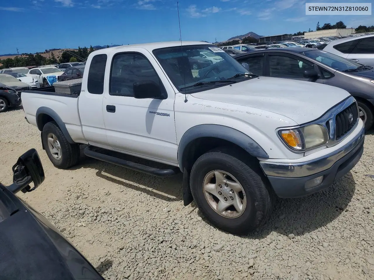 2001 Toyota Tacoma V6 VIN: 5TEWN72N31Z810060 Lot: 60921486