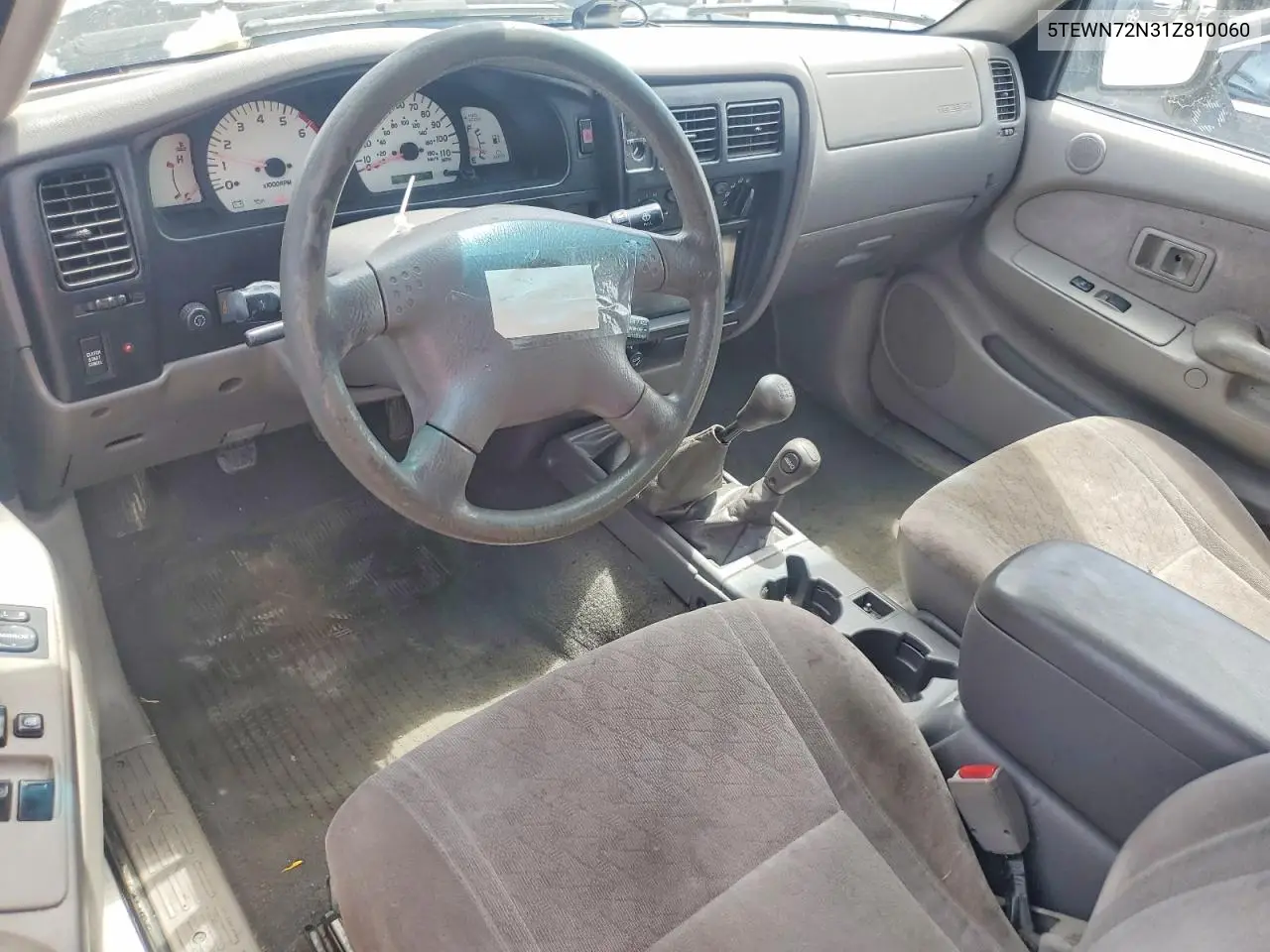 2001 Toyota Tacoma V6 VIN: 5TEWN72N31Z810060 Lot: 60921486