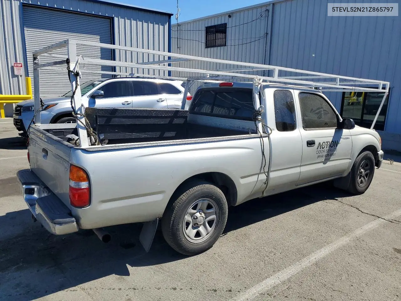 2001 Toyota Tacoma Xtracab VIN: 5TEVL52N21Z865797 Lot: 61968366