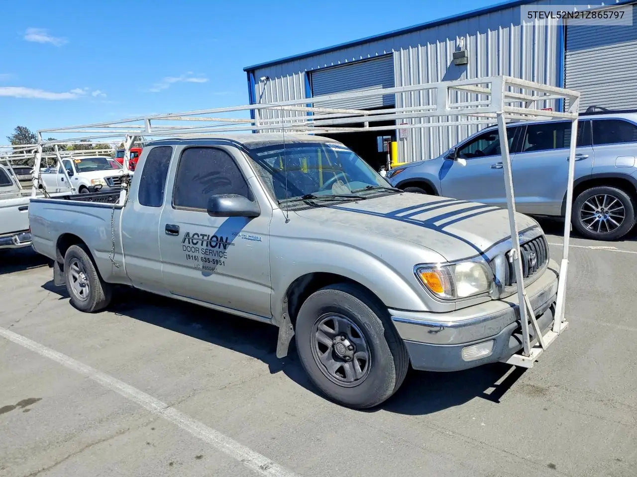 2001 Toyota Tacoma Xtracab VIN: 5TEVL52N21Z865797 Lot: 61968366