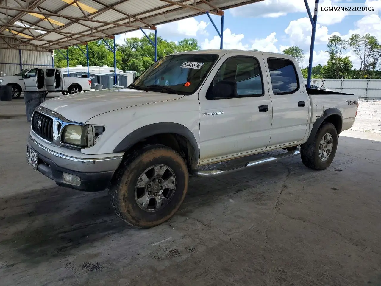 2002 Toyota Tacoma VIN: 5TEGM92N62Z020109 Lot: 61548316