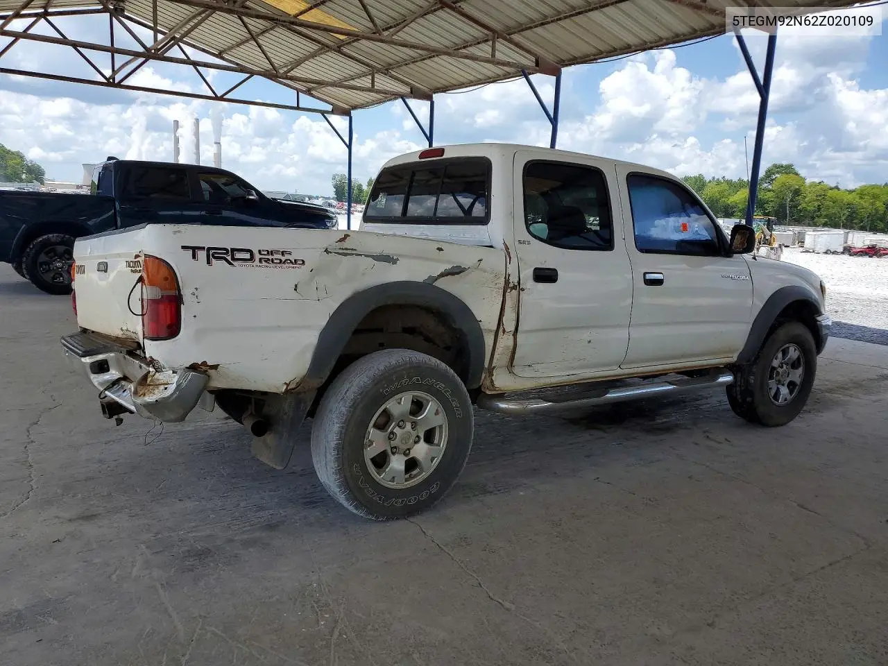 2002 Toyota Tacoma VIN: 5TEGM92N62Z020109 Lot: 61548316