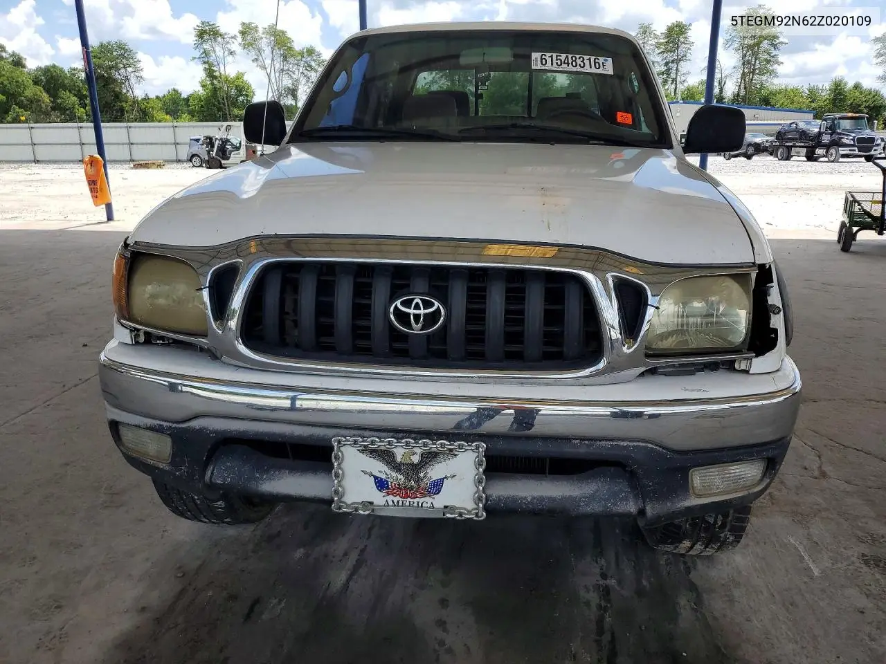 2002 Toyota Tacoma VIN: 5TEGM92N62Z020109 Lot: 61548316