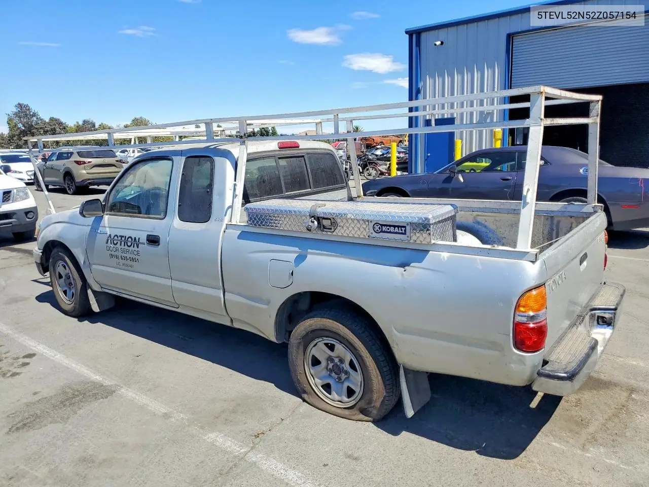 2002 Toyota Tacoma Base VIN: 5TEVL52N52Z057154 Lot: 61968746