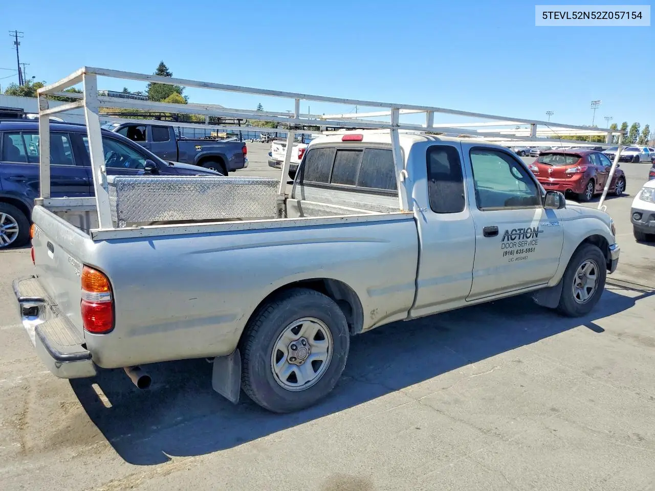 2002 Toyota Tacoma Base VIN: 5TEVL52N52Z057154 Lot: 61968746