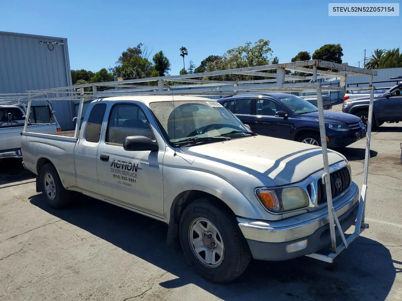 2002 Toyota Tacoma Base VIN: 5TEVL52N52Z057154 Lot: 61968746