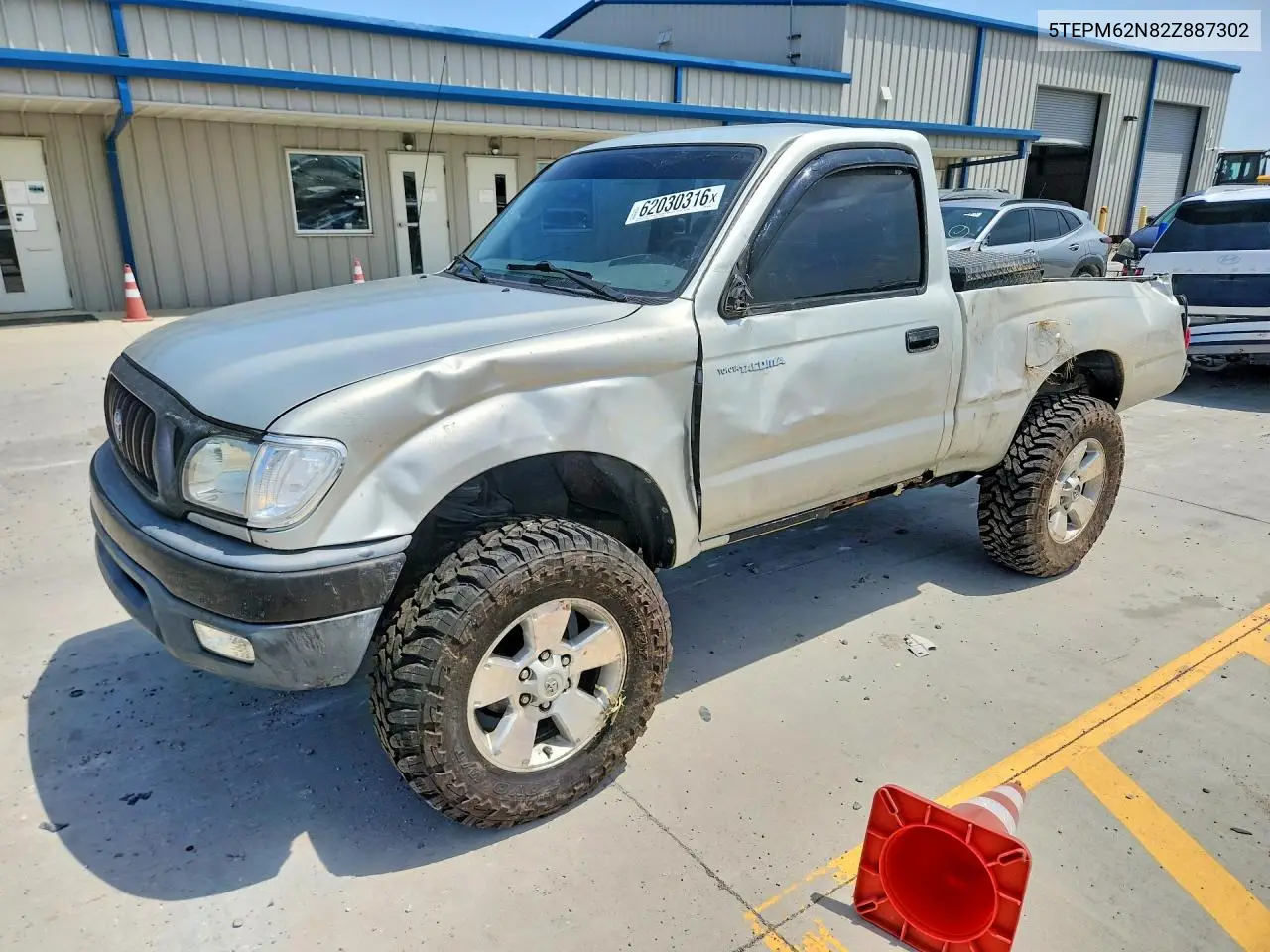 2002 Toyota Tacoma Base VIN: 5TEPM62N82Z887302 Lot: 62030316