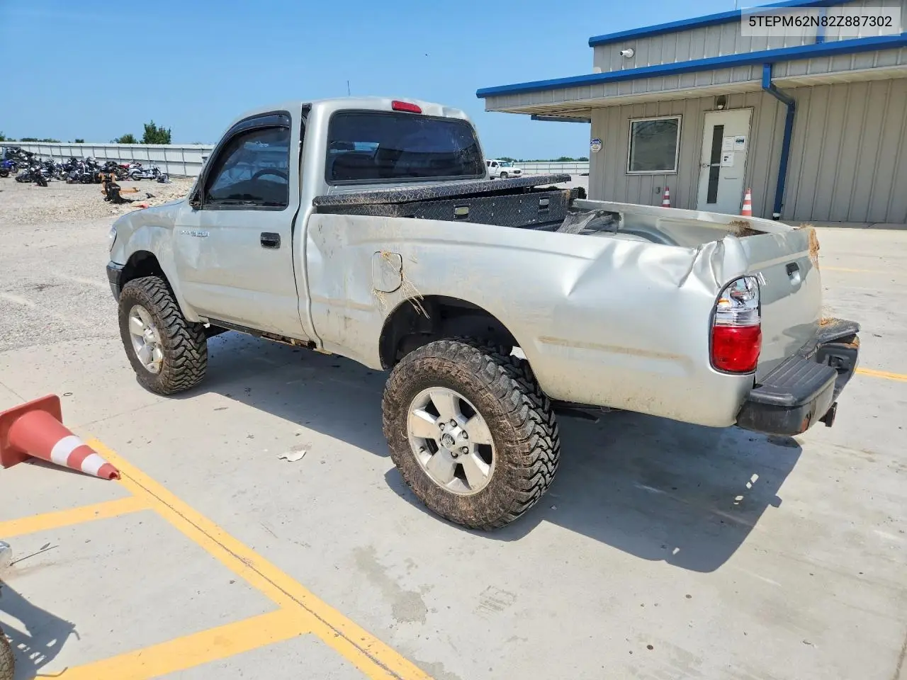 2002 Toyota Tacoma Base VIN: 5TEPM62N82Z887302 Lot: 62030316