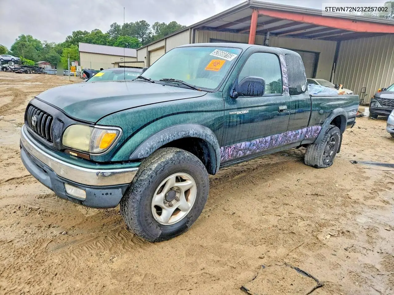2003 Toyota Tacoma Xtracab VIN: 5TEWN72N23Z257002 Lot: 52866016