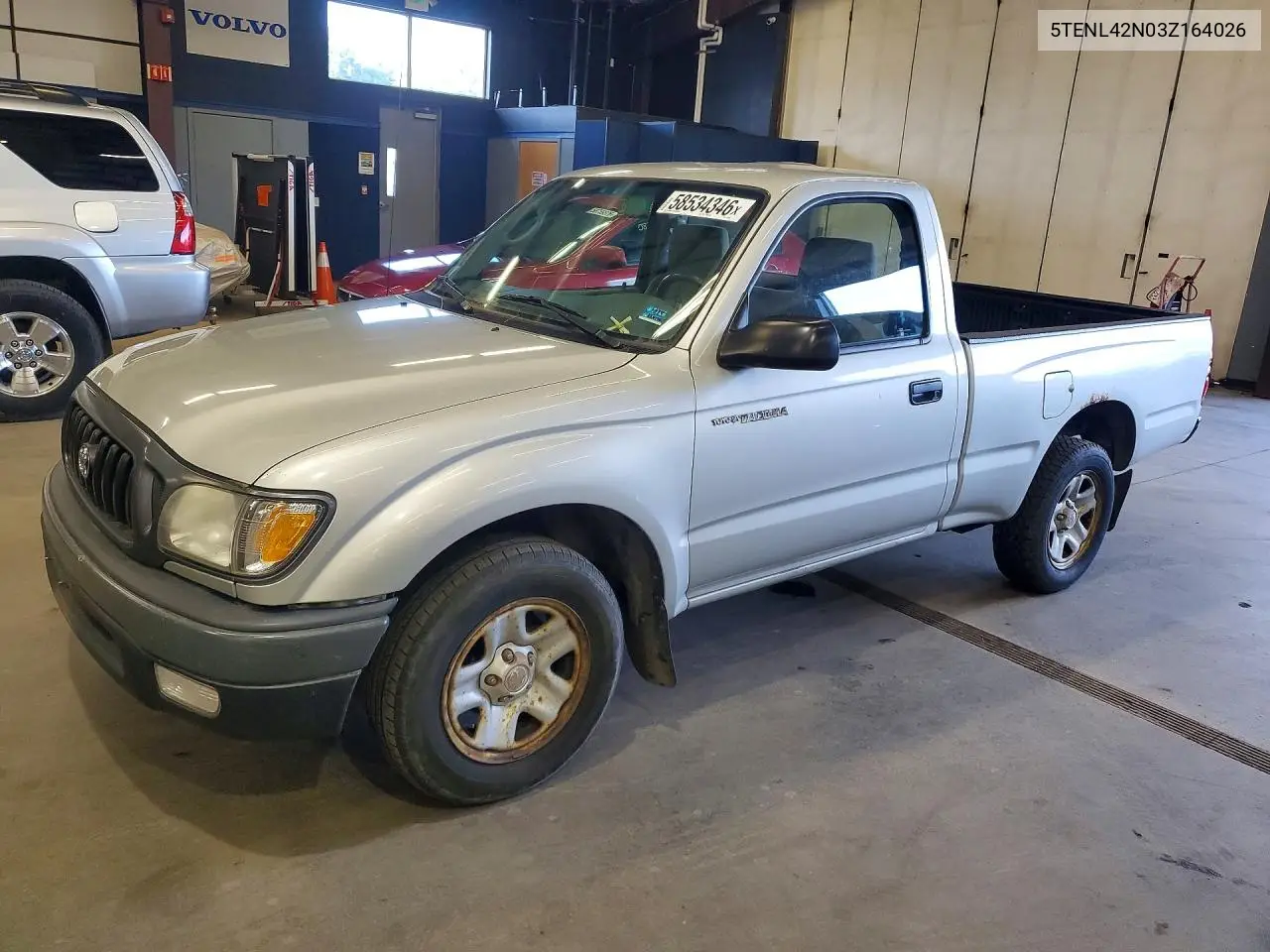 2003 Toyota Tacoma Base VIN: 5TENL42N03Z164026 Lot: 58534346