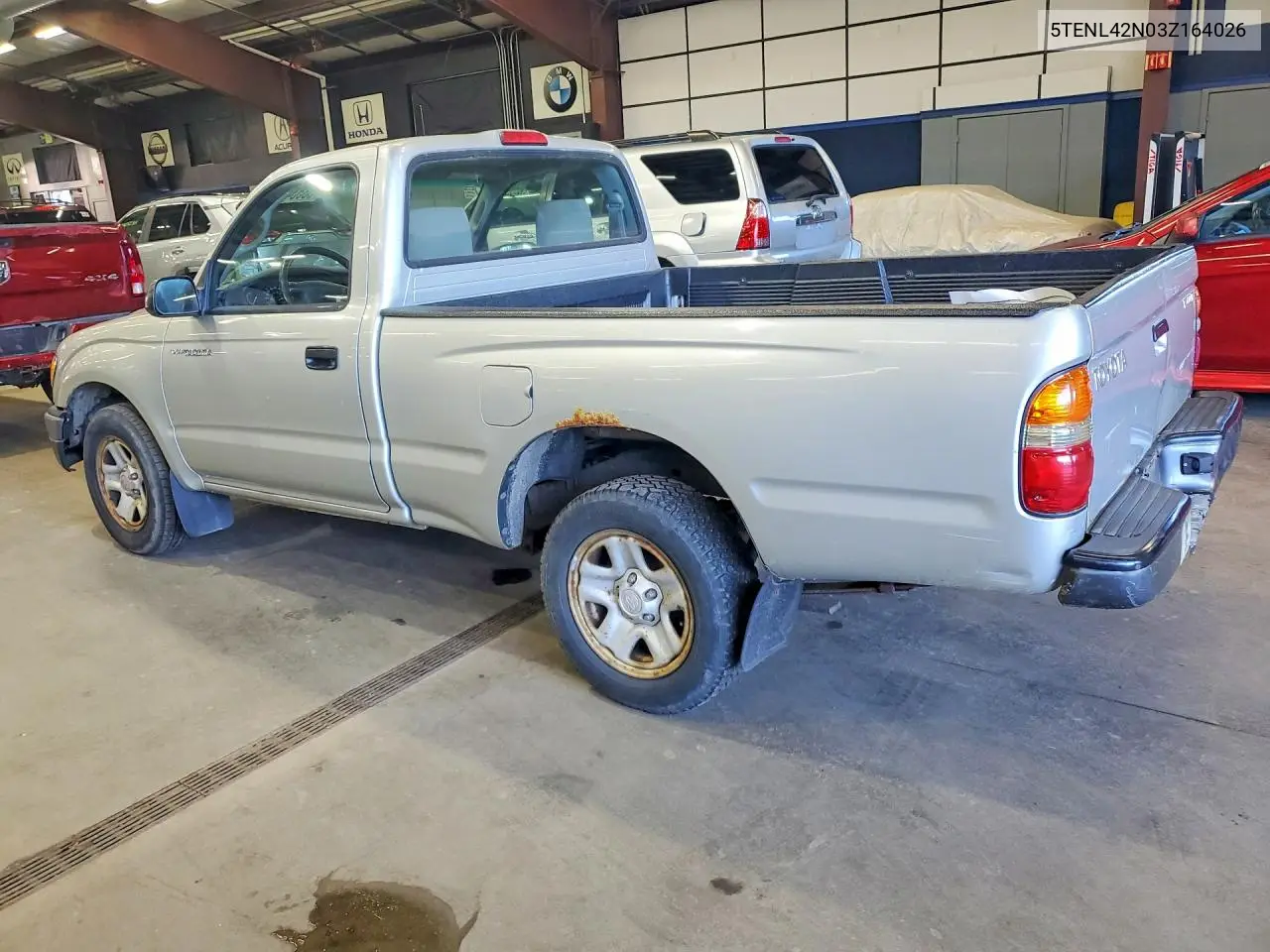 2003 Toyota Tacoma Base VIN: 5TENL42N03Z164026 Lot: 58534346