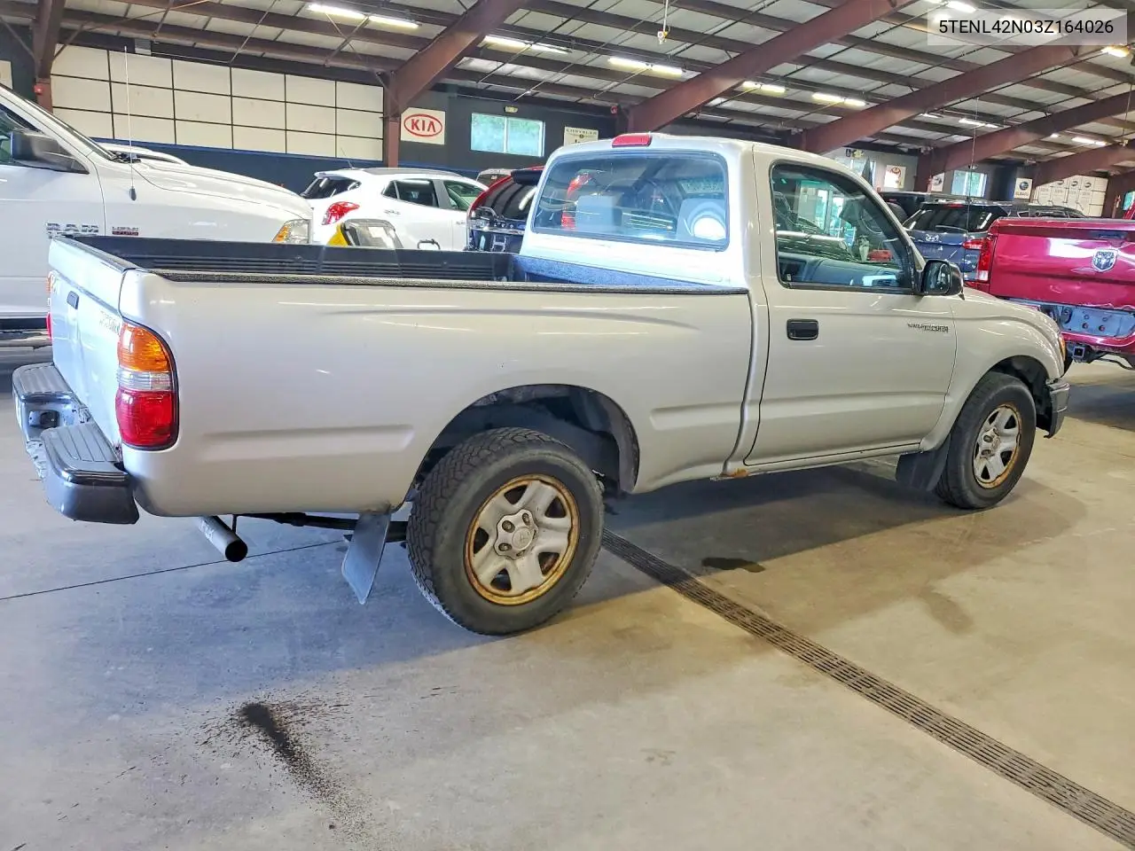 2003 Toyota Tacoma Base VIN: 5TENL42N03Z164026 Lot: 58534346