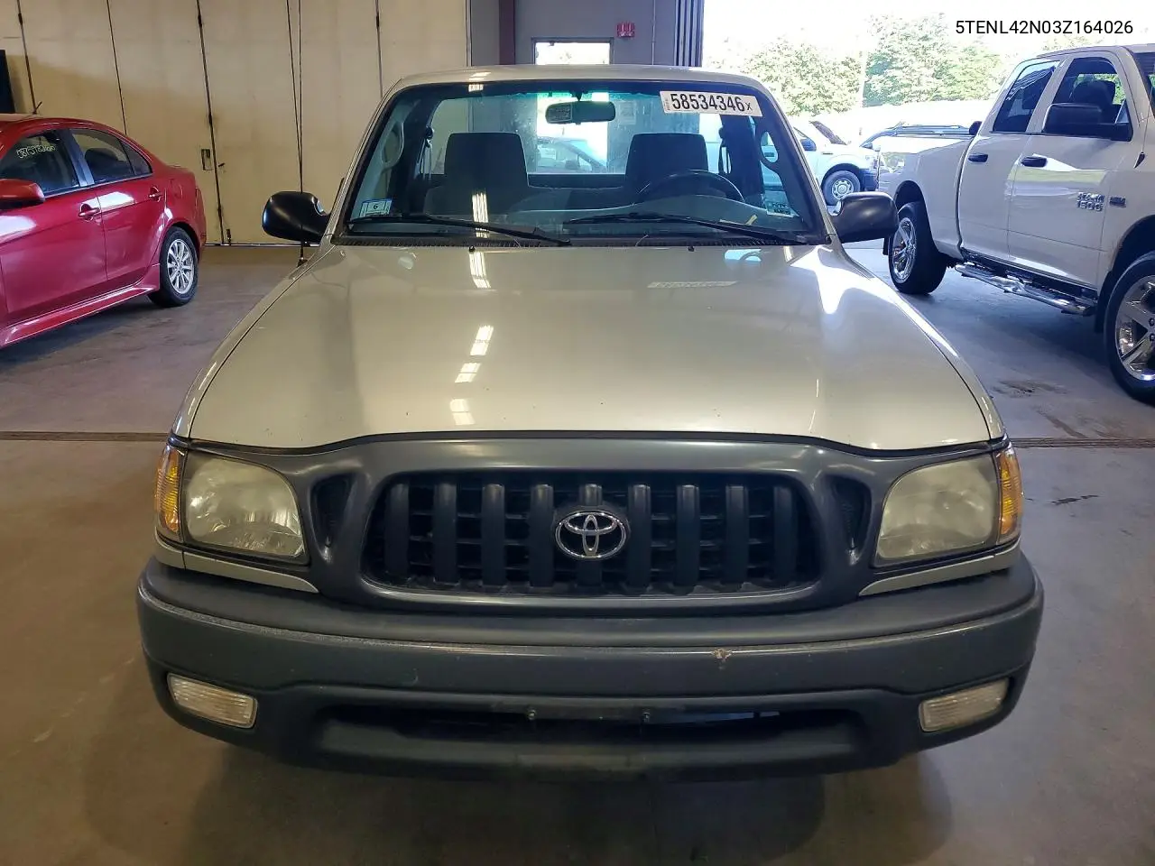2003 Toyota Tacoma Base VIN: 5TENL42N03Z164026 Lot: 58534346