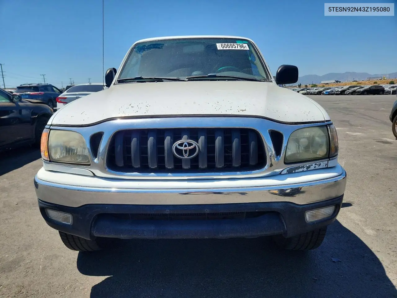 2003 Toyota Tacoma Xtracab Prerunner VIN: 5TESN92N43Z195080 Lot: 60695796