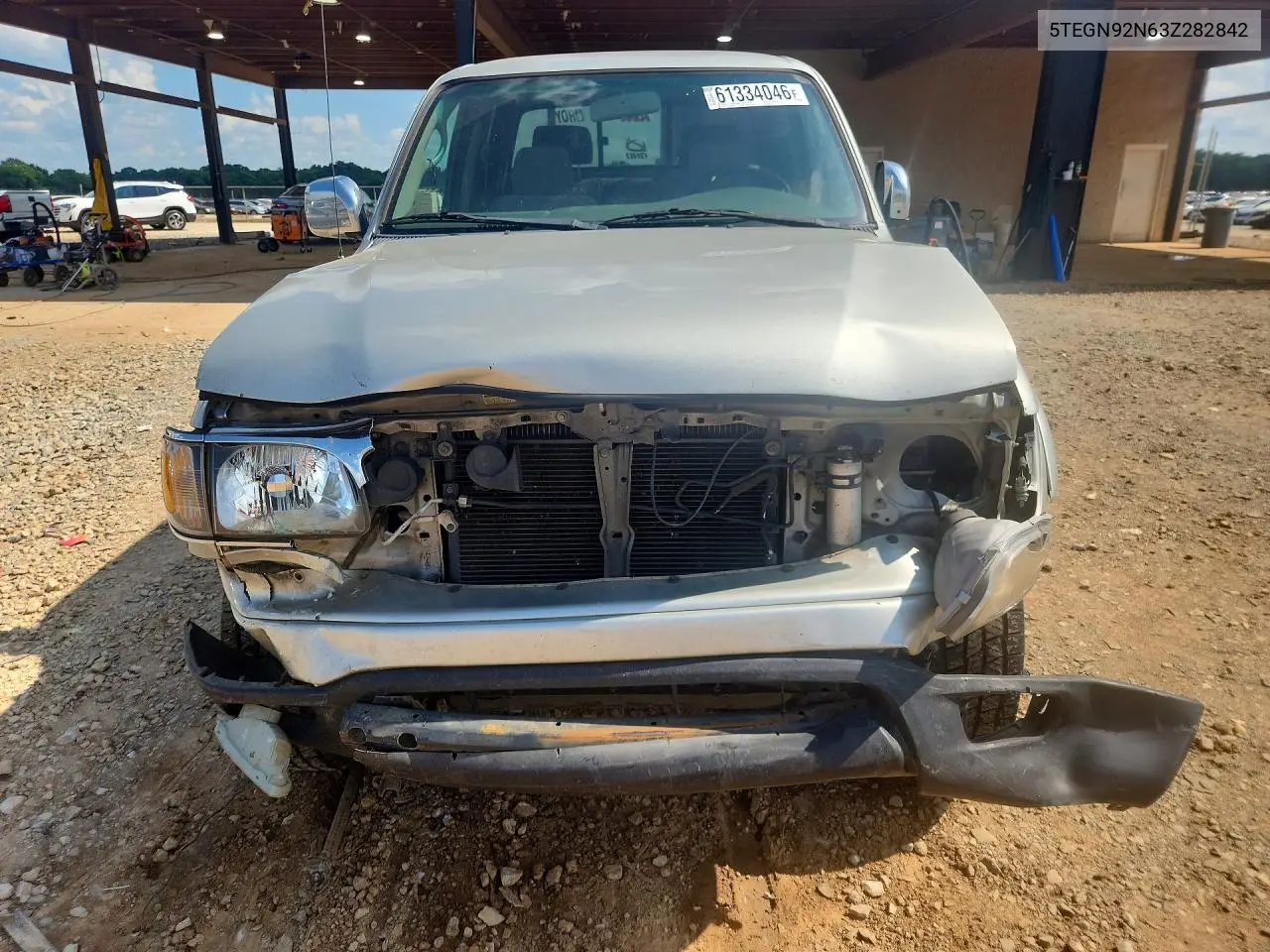 2003 Toyota Tacoma Double Cab Prerunner VIN: 5TEGN92N63Z282842 Lot: 61334046