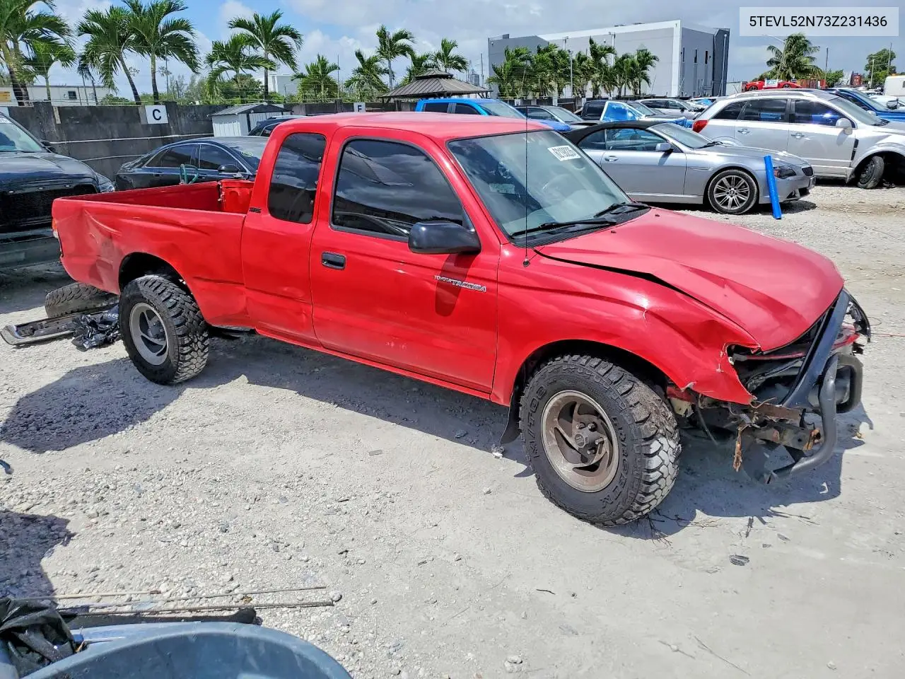 2003 Toyota Tacoma Base VIN: 5TEVL52N73Z231436 Lot: 62198226