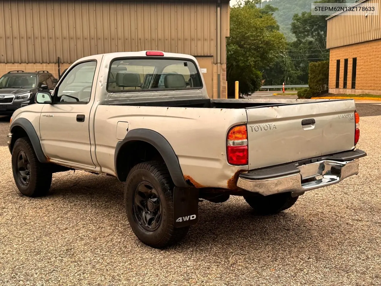 2003 Toyota Tacoma Base VIN: 5TEPM62N13Z178633 Lot: 62456646