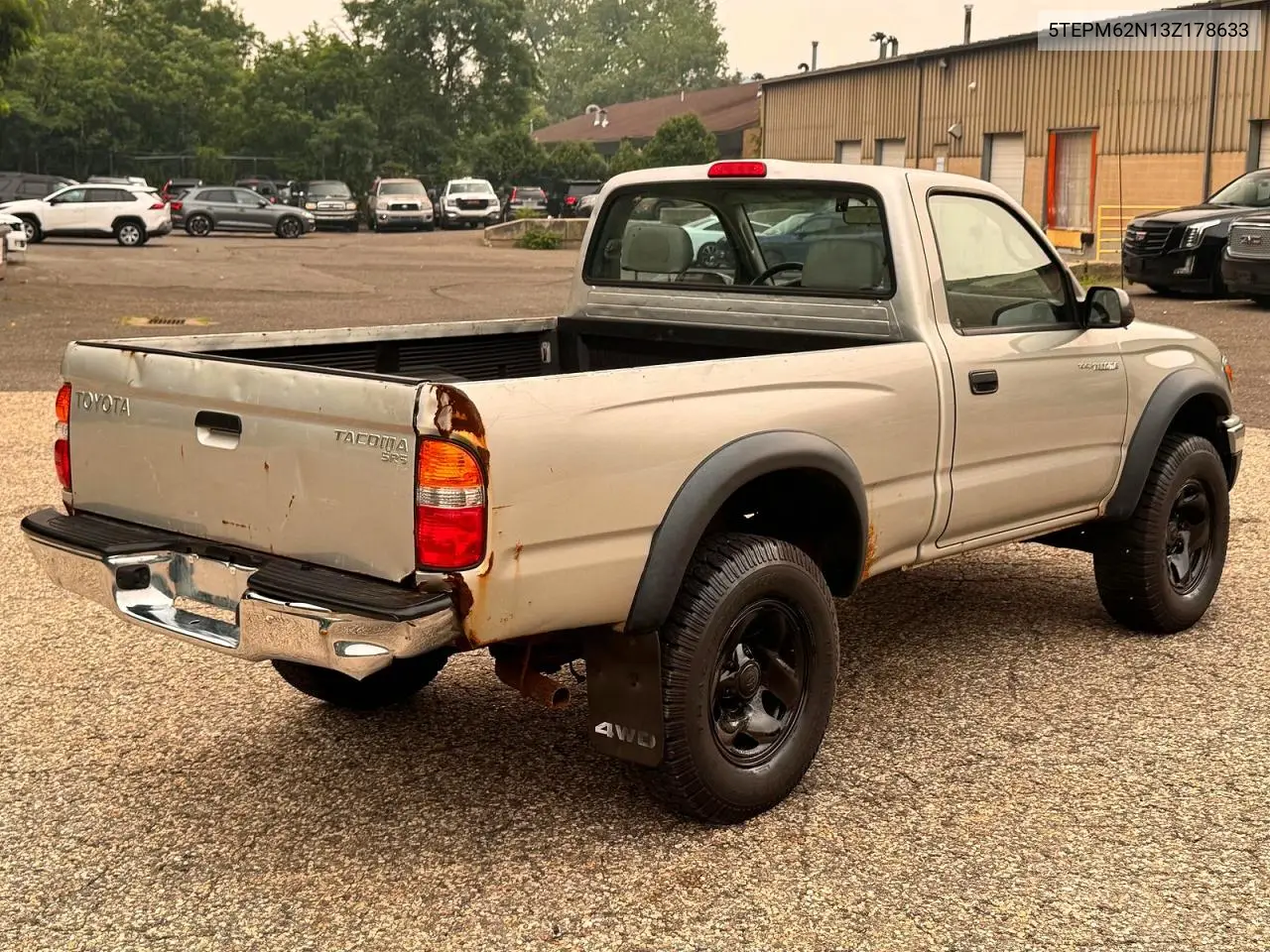 2003 Toyota Tacoma Base VIN: 5TEPM62N13Z178633 Lot: 62456646