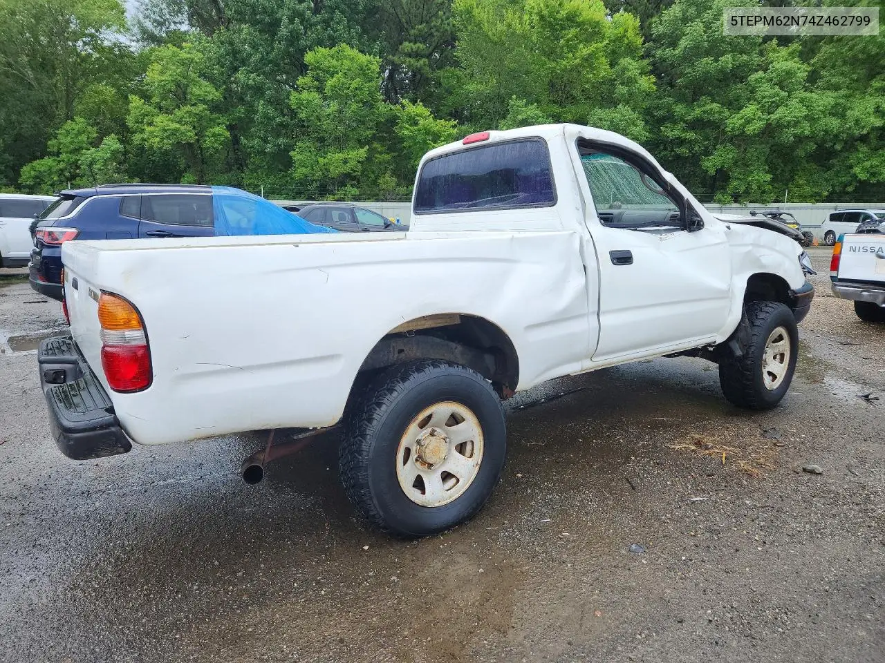2004 Toyota Tacoma Base VIN: 5TEPM62N74Z462799 Lot: 59994586