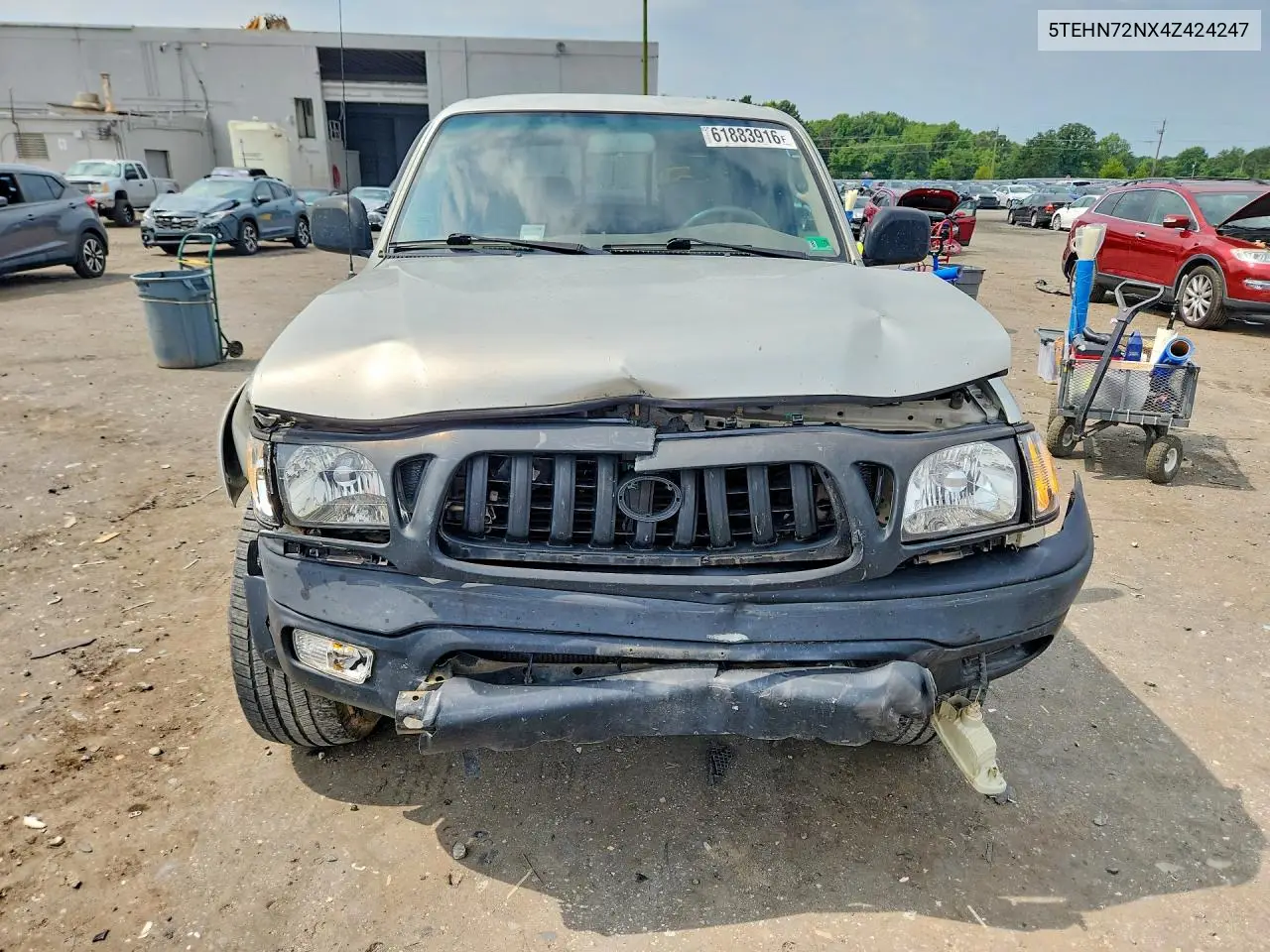 2004 Toyota Tacoma V6 VIN: 5TEHN72NX4Z424247 Lot: 61883916