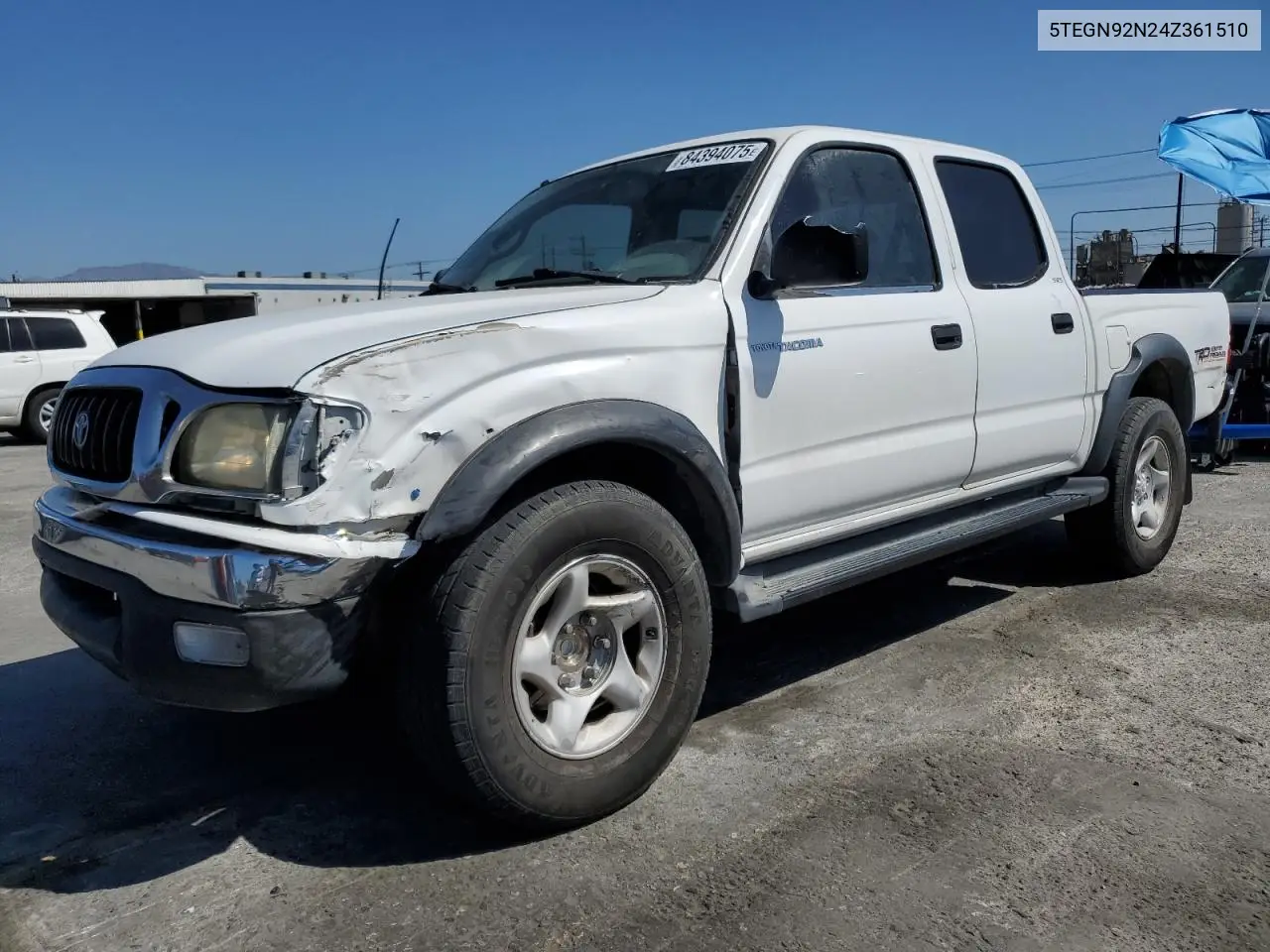 5TEGN92N24Z361510 2004 Toyota Tacoma Double Cab Prerunner