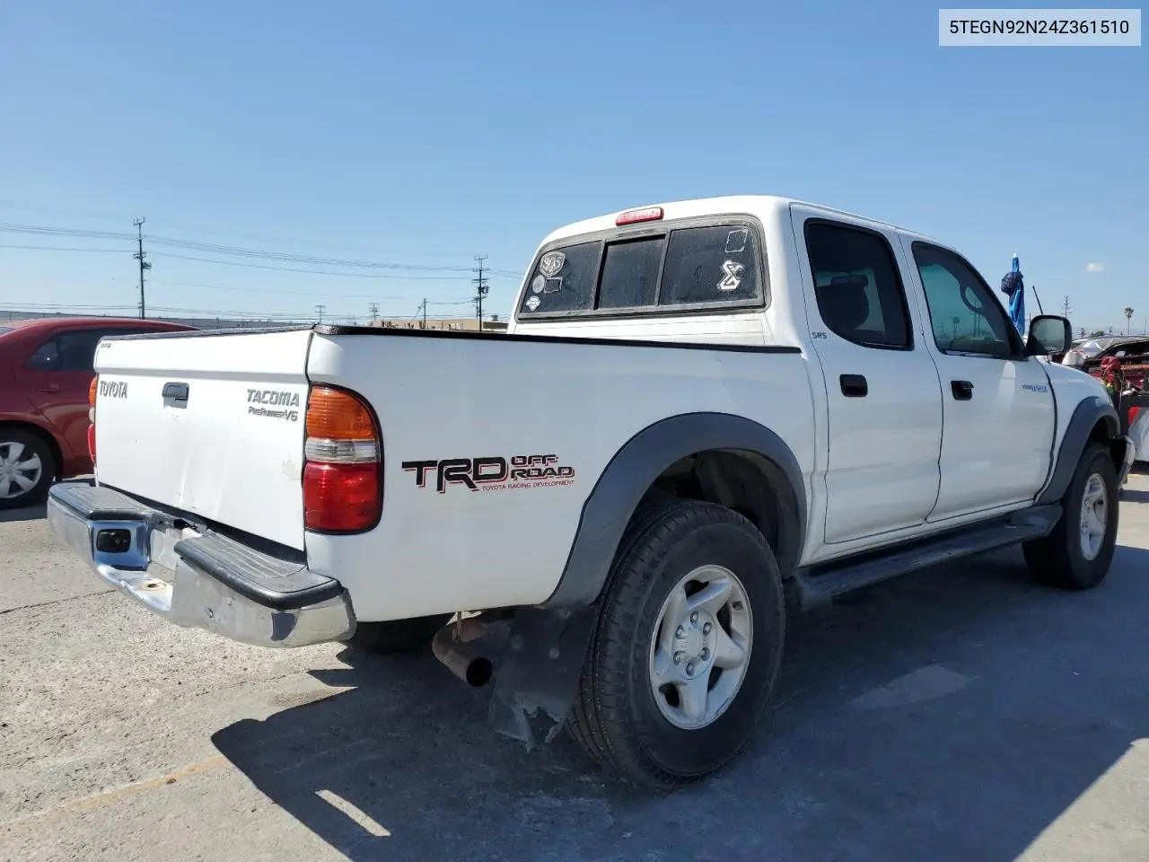 5TEGN92N24Z361510 2004 Toyota Tacoma Double Cab Prerunner