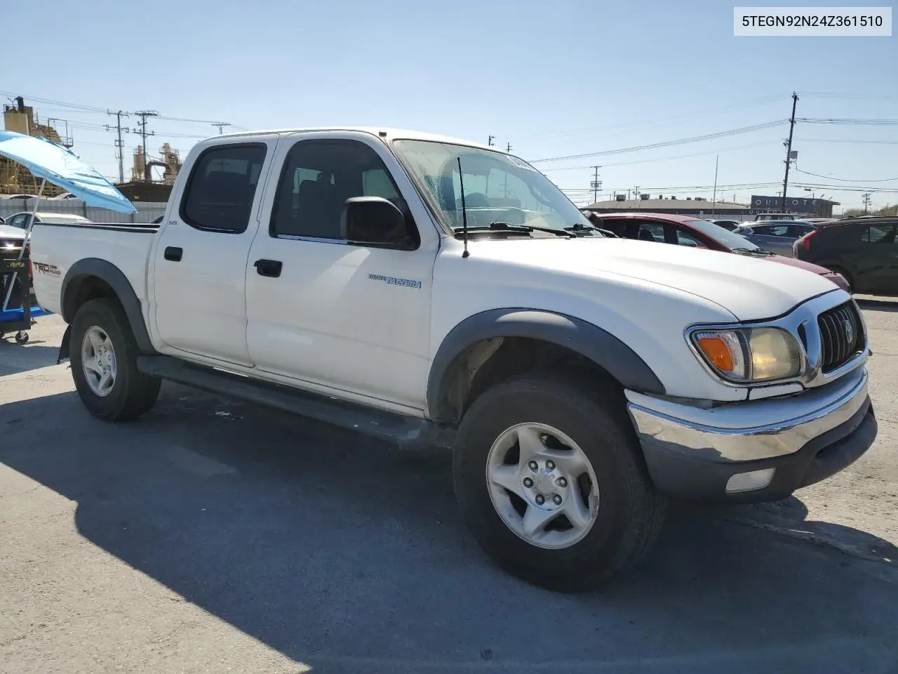 5TEGN92N24Z361510 2004 Toyota Tacoma Double Cab Prerunner