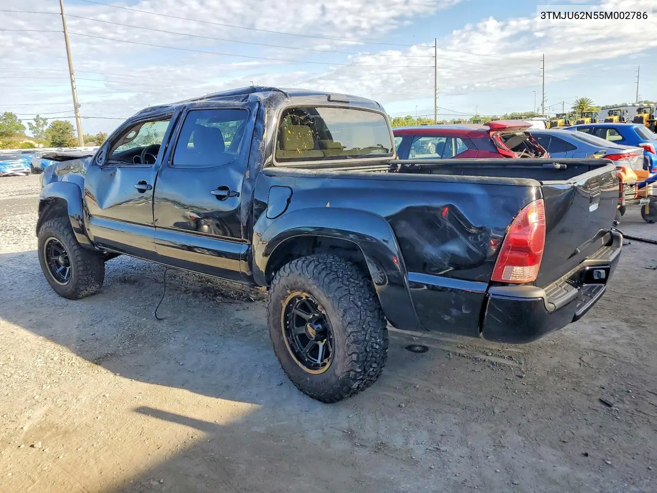 2005 Toyota Tacoma Double Cab Prerunner VIN: 3TMJU62N55M002786 Lot: 56308266