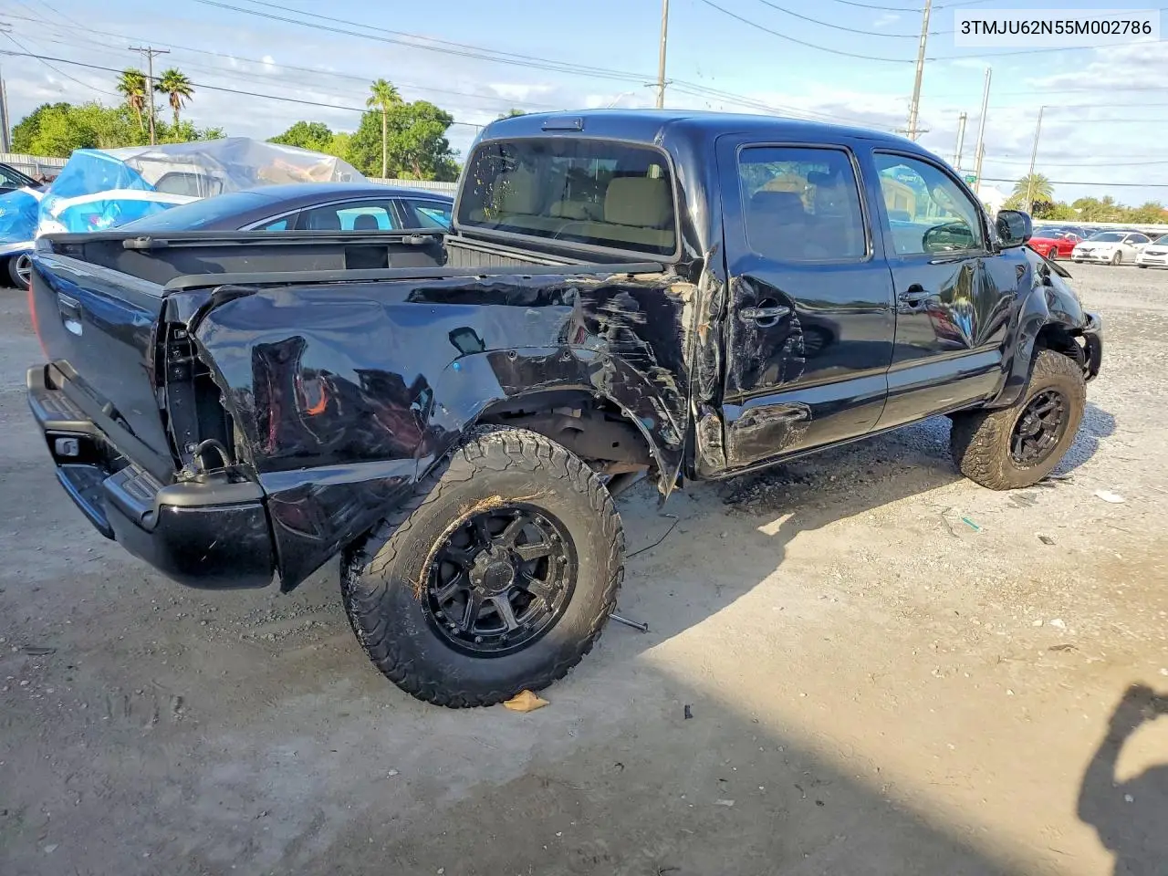 2005 Toyota Tacoma Double Cab Prerunner VIN: 3TMJU62N55M002786 Lot: 56308266