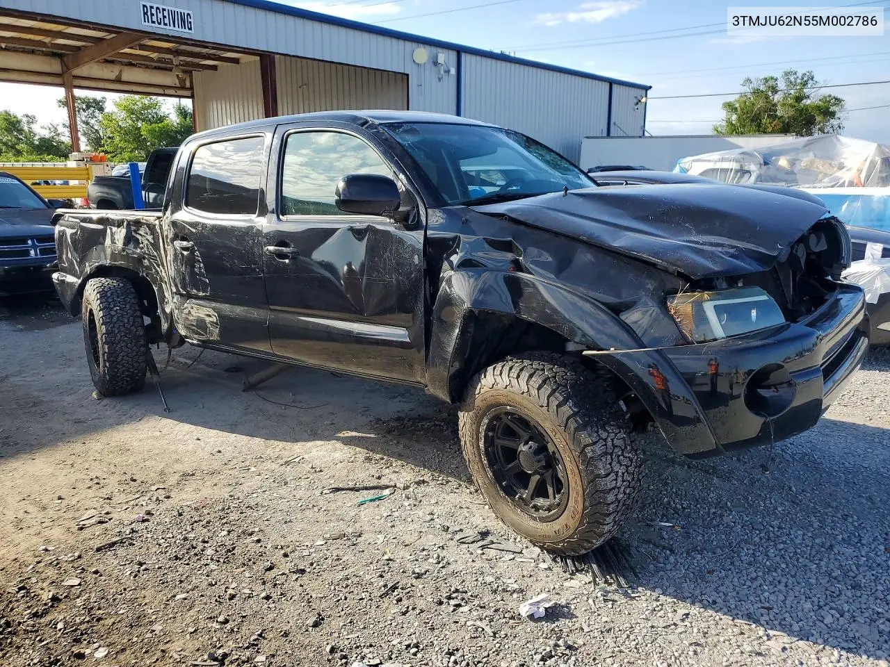 2005 Toyota Tacoma Double Cab Prerunner VIN: 3TMJU62N55M002786 Lot: 56308266
