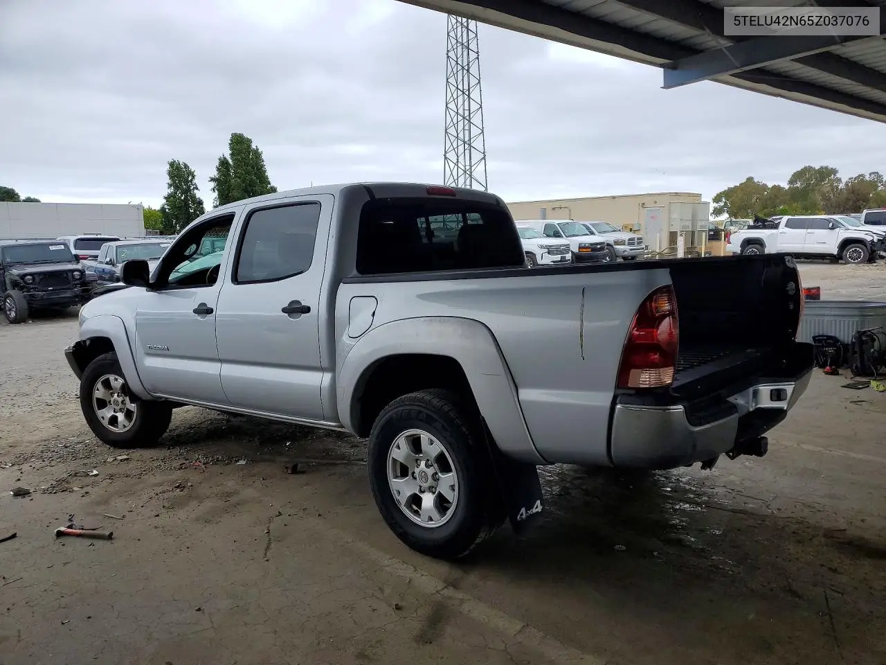 2005 Toyota Tacoma Double Cab VIN: 5TELU42N65Z037076 Lot: 57583826