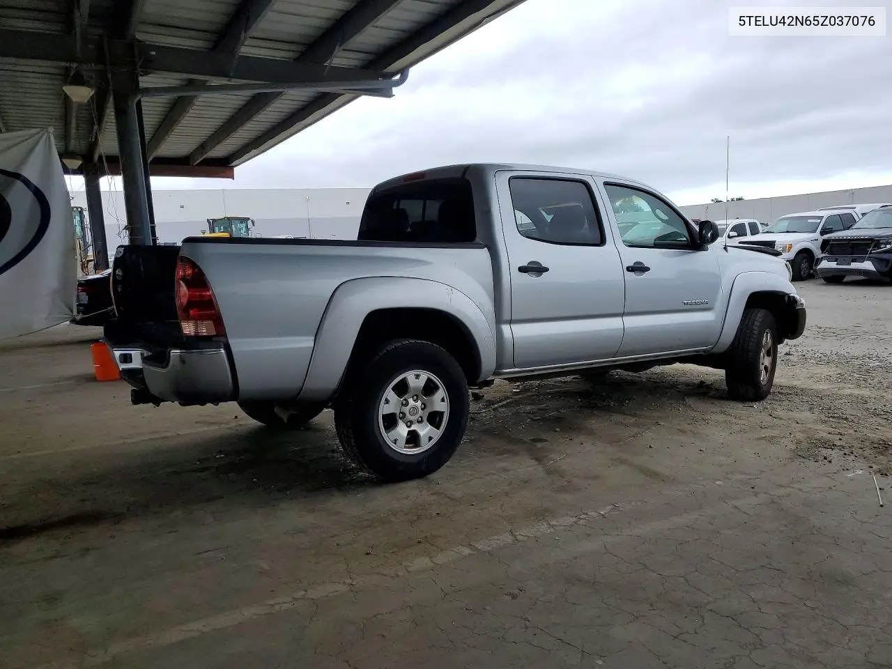 2005 Toyota Tacoma Double Cab VIN: 5TELU42N65Z037076 Lot: 57583826