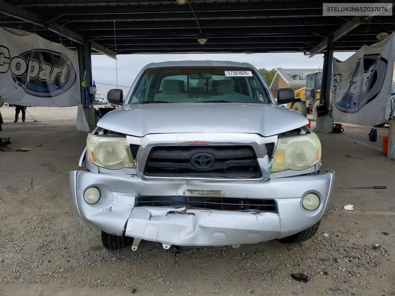 2005 Toyota Tacoma Double Cab VIN: 5TELU42N65Z037076 Lot: 57583826
