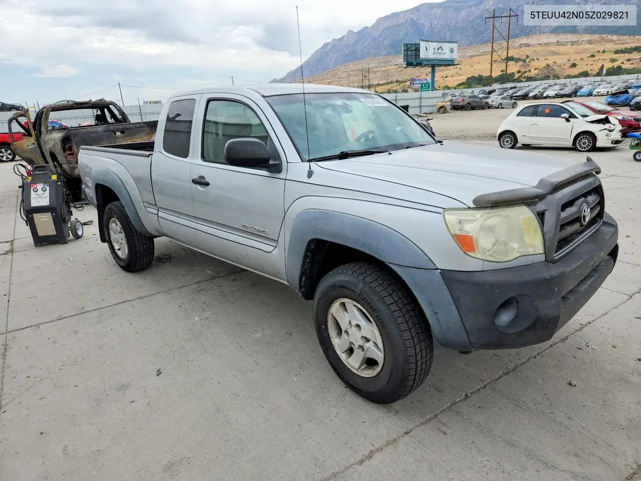 2005 Toyota Tacoma Access Cab VIN: 5TEUU42N05Z029821 Lot: 62045826