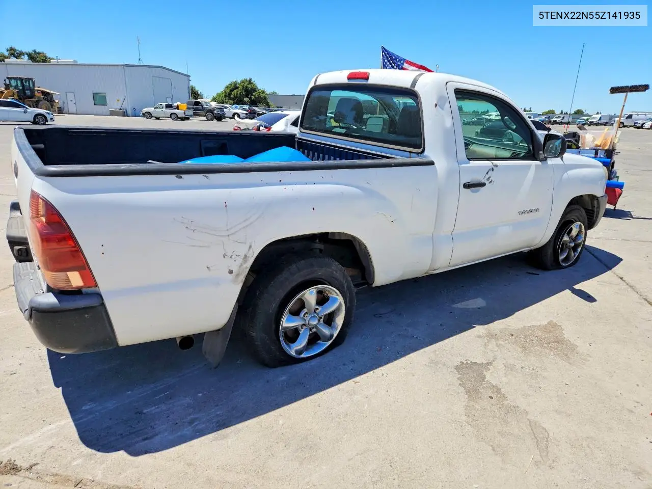 2005 Toyota Tacoma Base VIN: 5TENX22N55Z141935 Lot: 62126576