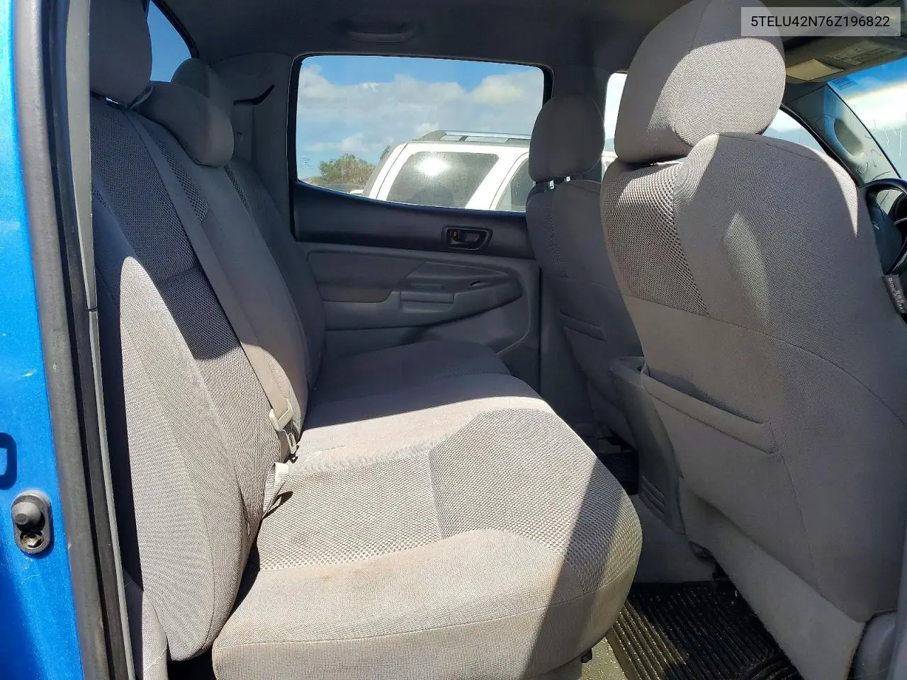 2006 Toyota Tacoma Double Cab VIN: 5TELU42N76Z196822 Lot: 58334456
