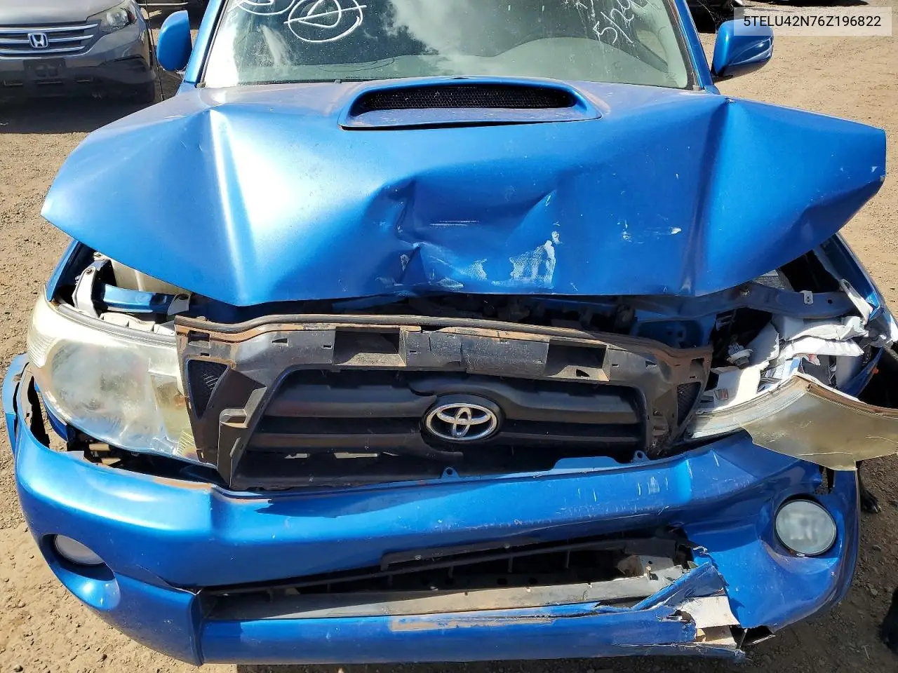 2006 Toyota Tacoma Double Cab VIN: 5TELU42N76Z196822 Lot: 58334456