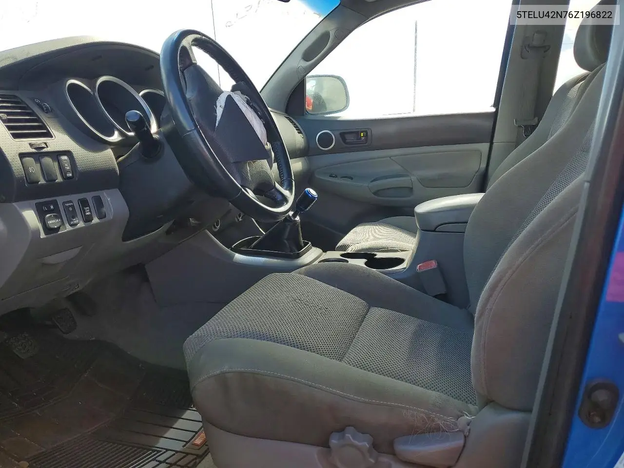 2006 Toyota Tacoma Double Cab VIN: 5TELU42N76Z196822 Lot: 58334456