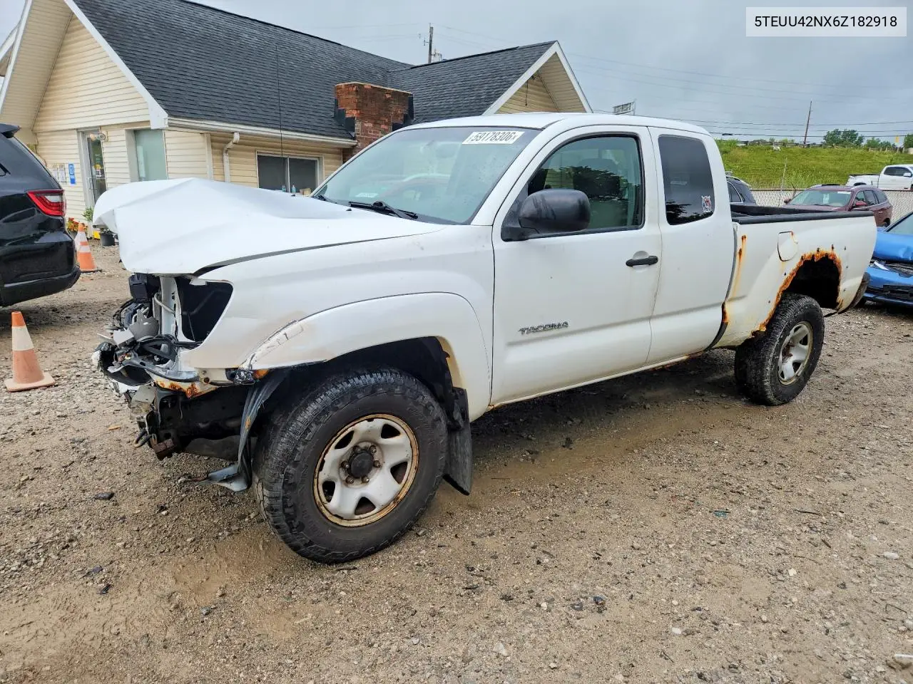 2006 Toyota Tacoma Access Cab VIN: 5TEUU42NX6Z182918 Lot: 59178306