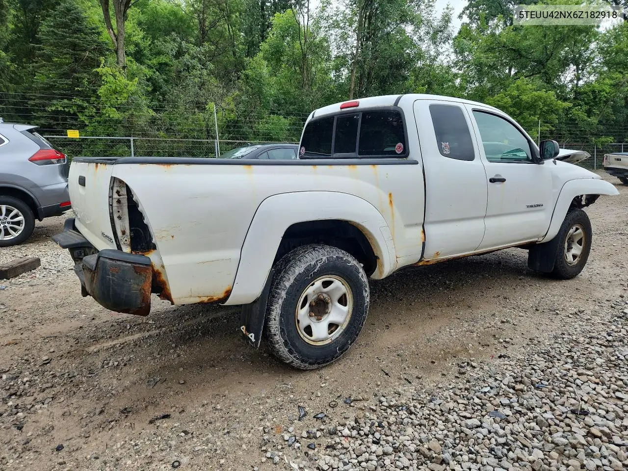 2006 Toyota Tacoma Access Cab VIN: 5TEUU42NX6Z182918 Lot: 59178306