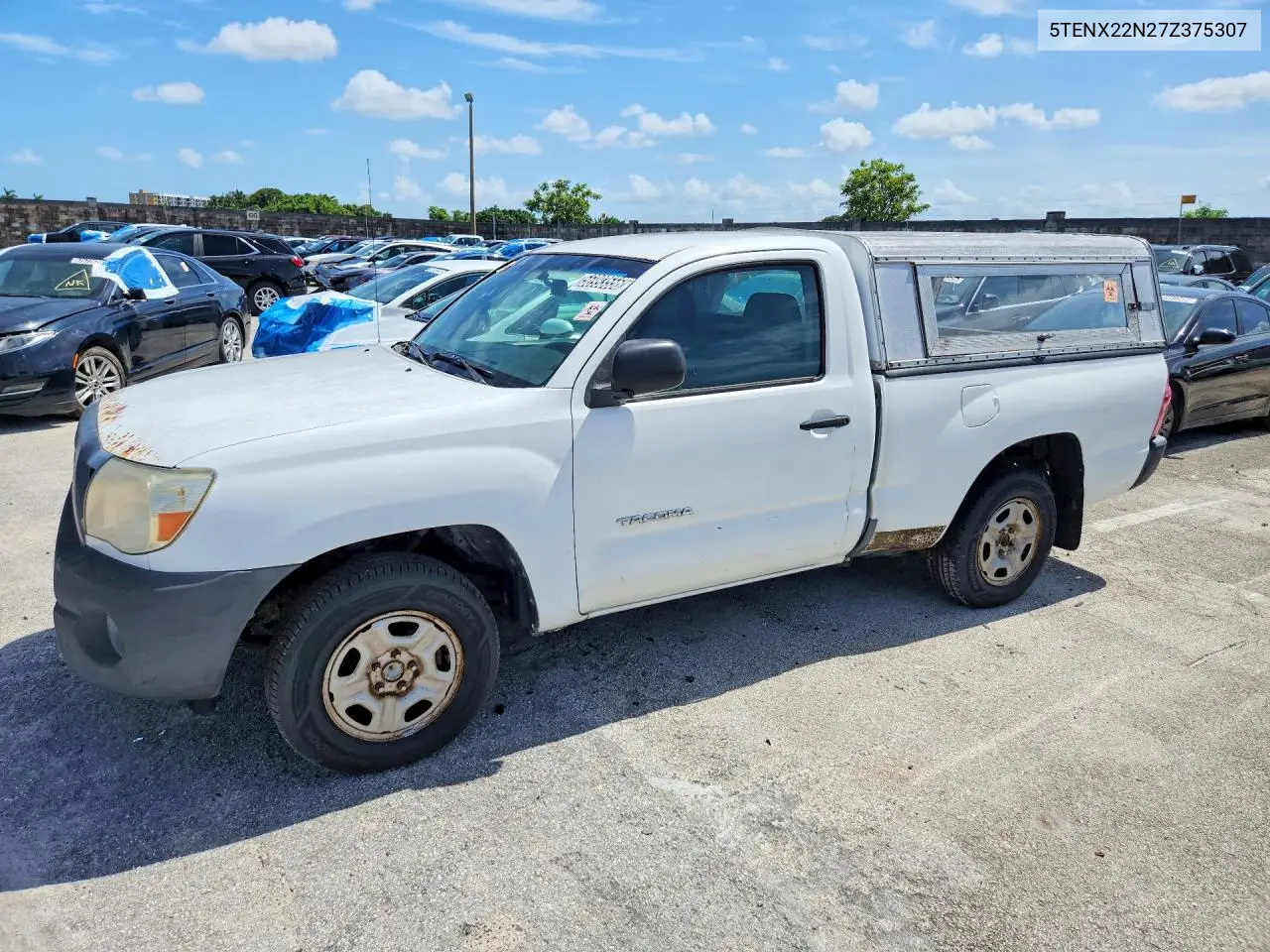 2007 Toyota Tacoma Base VIN: 5TENX22N27Z375307 Lot: 56993556