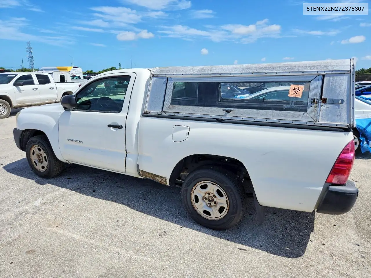 2007 Toyota Tacoma Base VIN: 5TENX22N27Z375307 Lot: 56993556