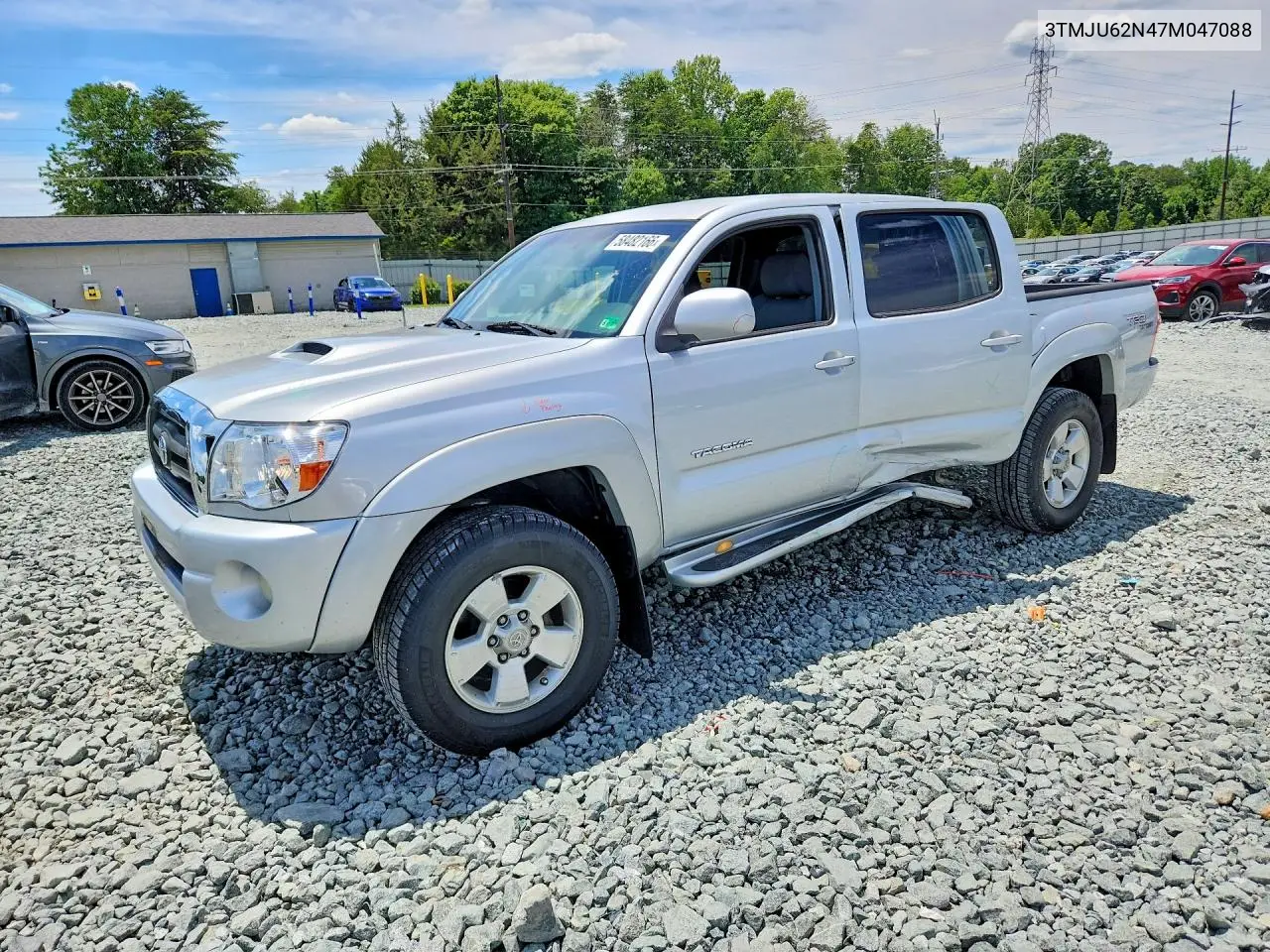 2007 Toyota Tacoma Double Cab Prerunner VIN: 3TMJU62N47M047088 Lot: 58482166