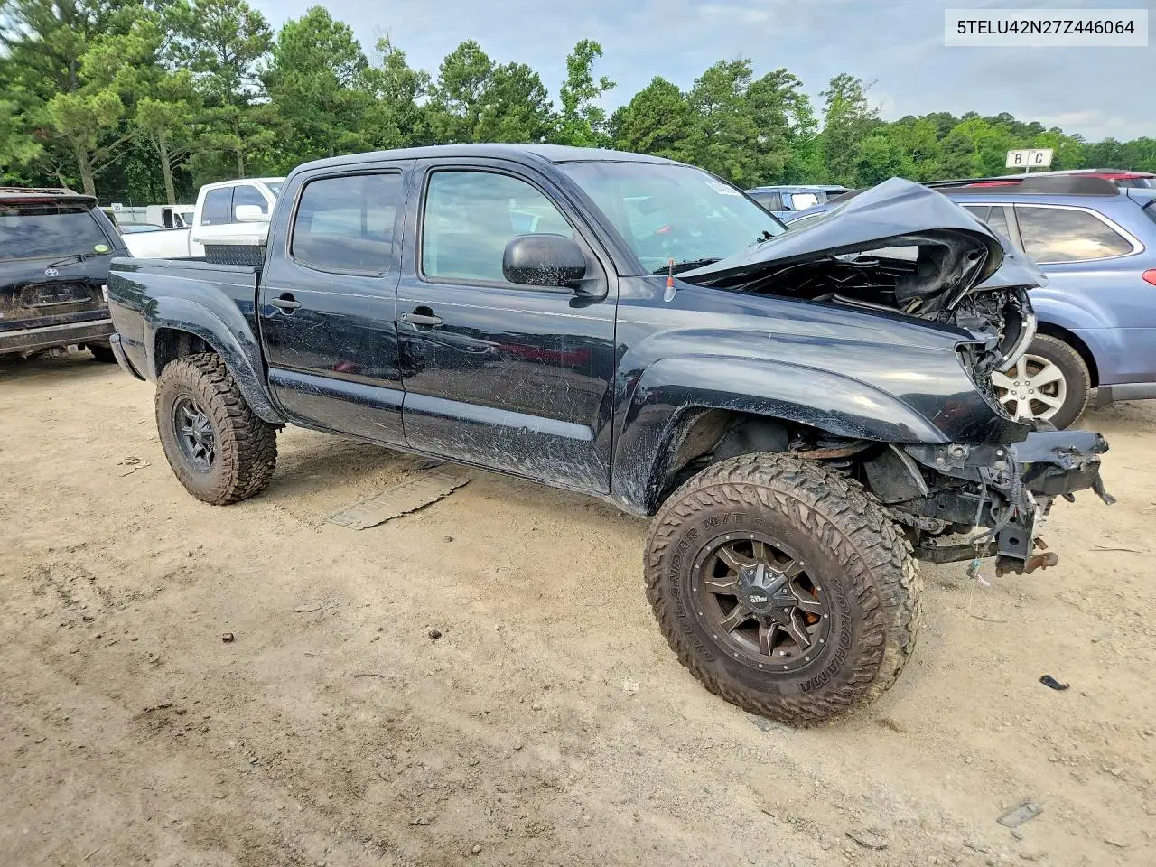 2007 Toyota Tacoma Double Cab VIN: 5TELU42N27Z446064 Lot: 60442766