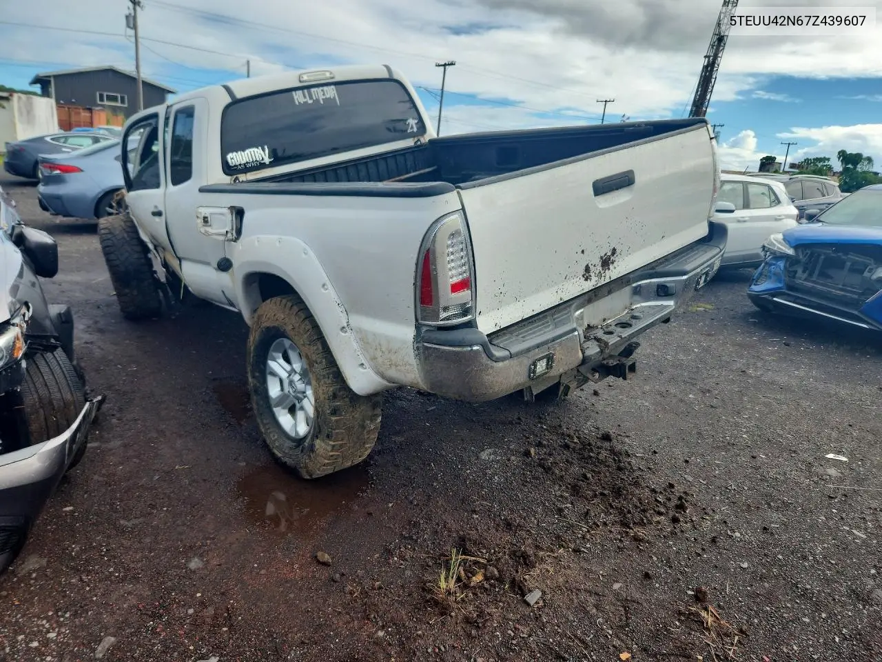2007 Toyota Tacoma Access Cab VIN: 5TEUU42N67Z439607 Lot: 60893406