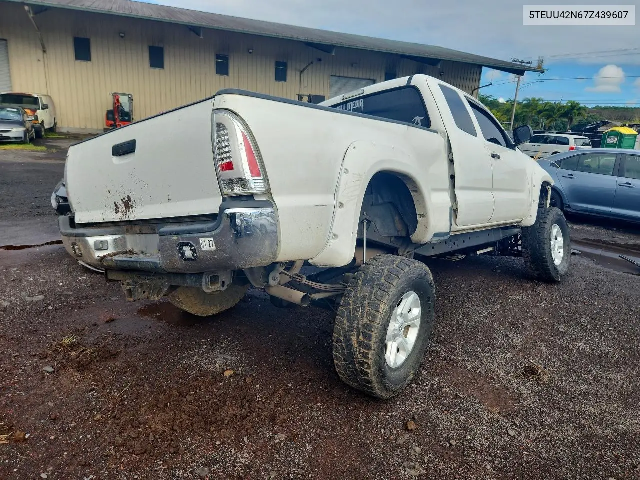 2007 Toyota Tacoma Access Cab VIN: 5TEUU42N67Z439607 Lot: 60893406