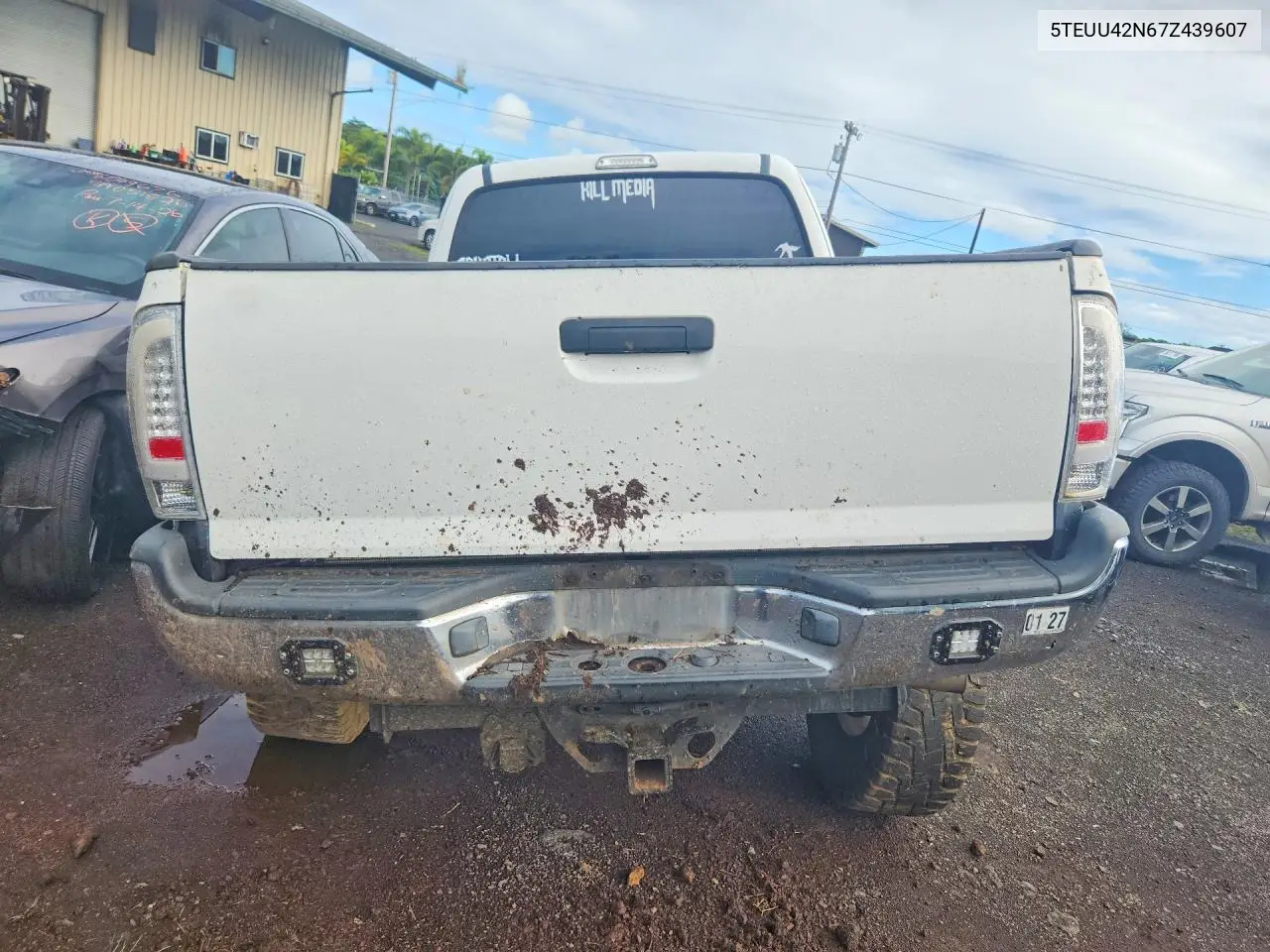2007 Toyota Tacoma Access Cab VIN: 5TEUU42N67Z439607 Lot: 60893406