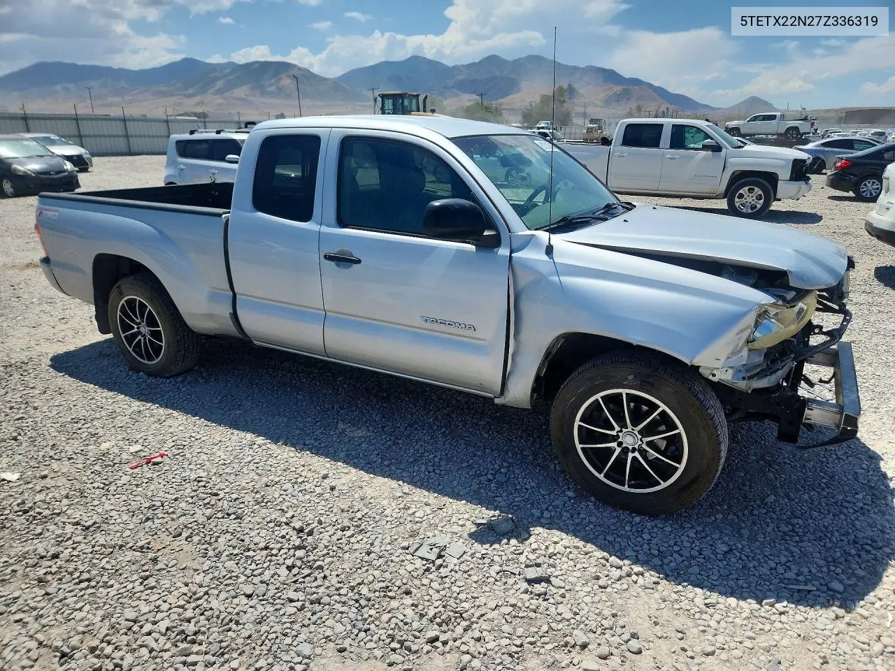2007 Toyota Tacoma Access Cab VIN: 5TETX22N27Z336319 Lot: 61312066
