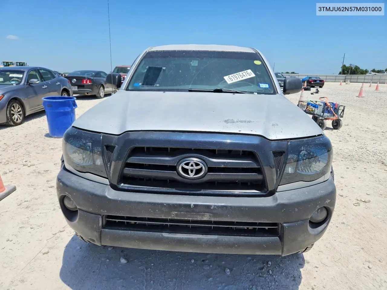 2007 Toyota Tacoma Double Cab Prerunner VIN: 3TMJU62N57M031000 Lot: 61976476