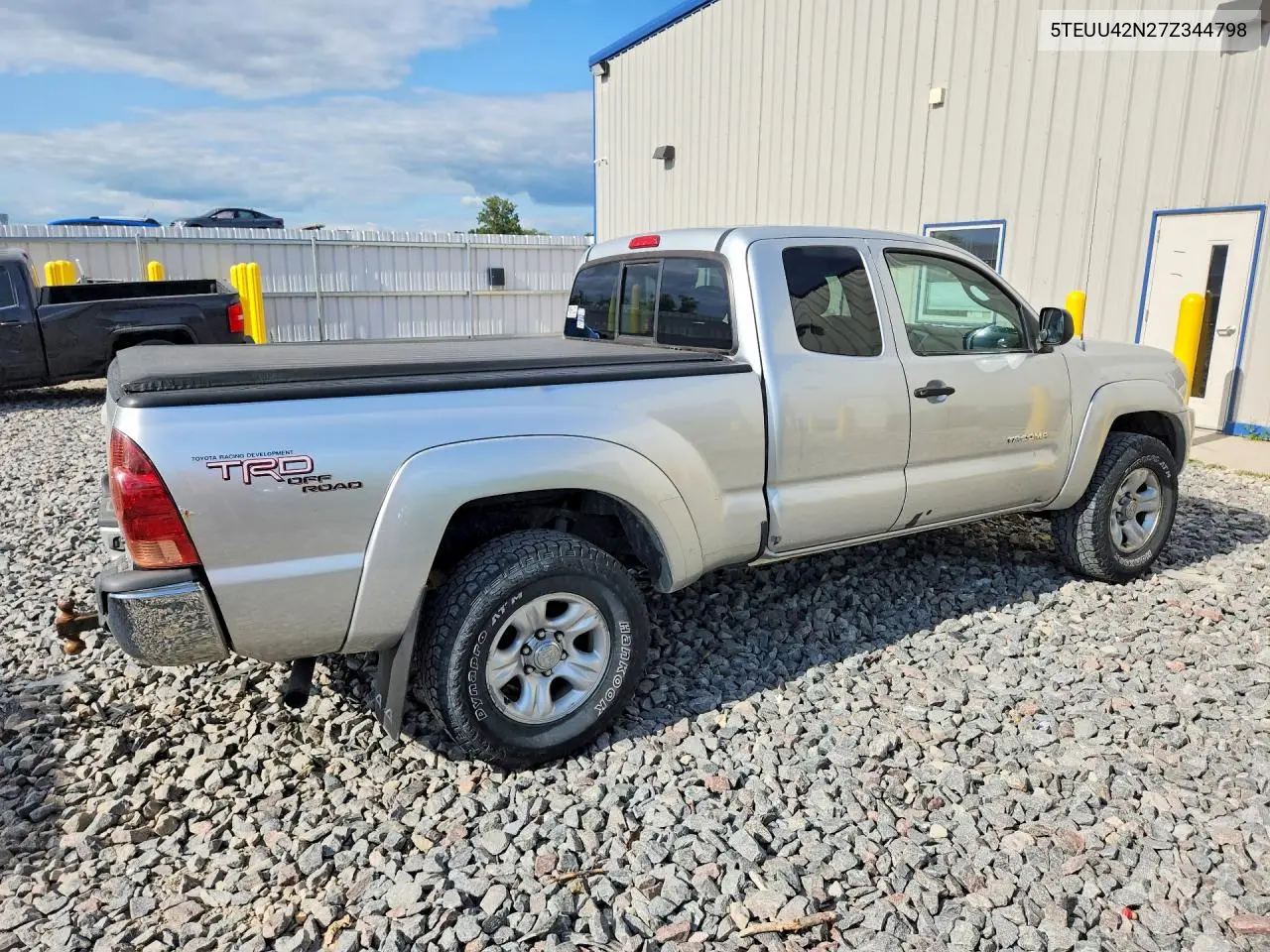 2007 Toyota Tacoma V6 VIN: 5TEUU42N27Z344798 Lot: 61997296